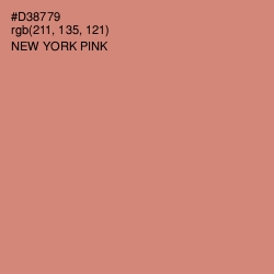 #D38779 - New York Pink Color Image